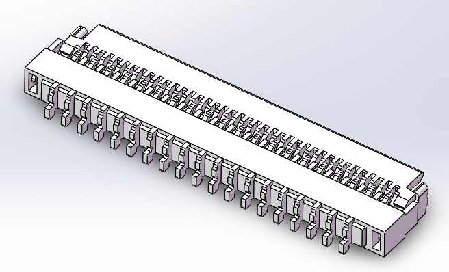 0.3mm pitch FPC-CONN前掀盖H1.0