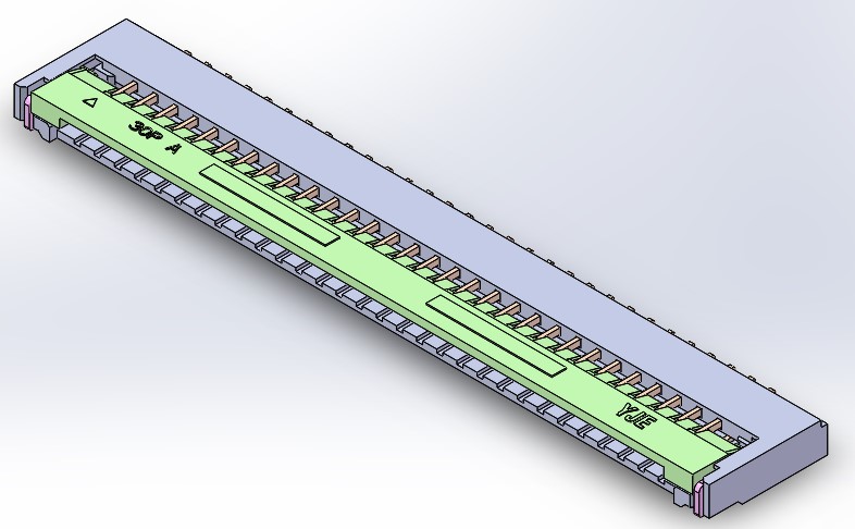 0.8mm Pitch FPC-CONN前掀盖H1.35