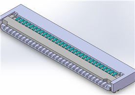 0.8mm Pitch FPC-CONN前掀盖H2.0