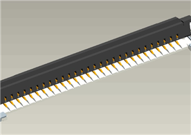 1.0mm Pitch FPC-CONN前掀盖H2.0内扣